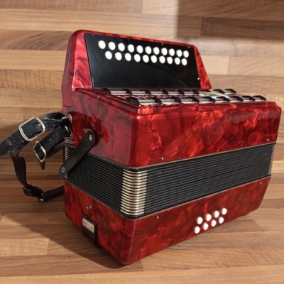 Heligonka (harmonika,akordeon) Weltmeister Meteor