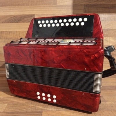 Heligonka (harmonika,akordeon) Weltmeister Meteor