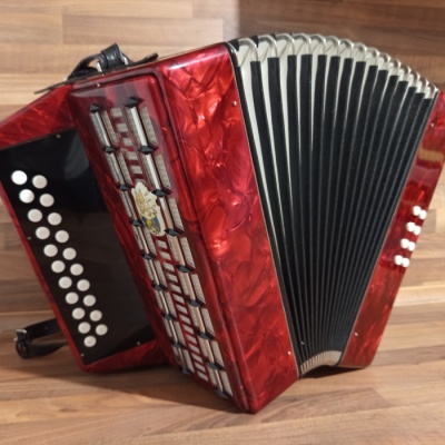 Heligonka (harmonika,akordeon) Weltmeister Meteor