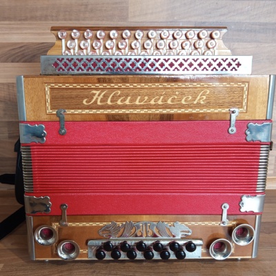 Heligonka (harmonika,akordeon) Hlaváček v TOP stavu