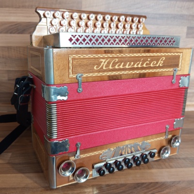 Heligonka (harmonika,akordeon) Hlaváček v TOP stavu