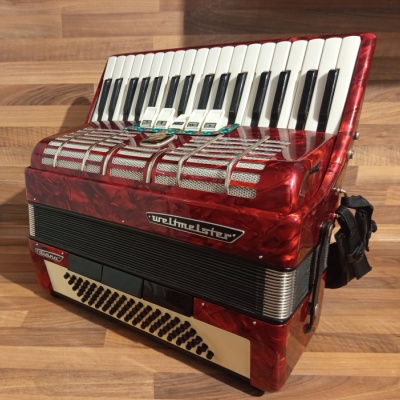 Akordeon (harmonika, heligonka) Weltmeister 80 basů