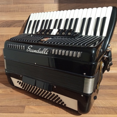 Akordeon (harmonika, heligonka) Scandalli, jak NOVÝ