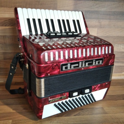 Akordeon (harmonika, heligonka) Delicia Junior,super stav