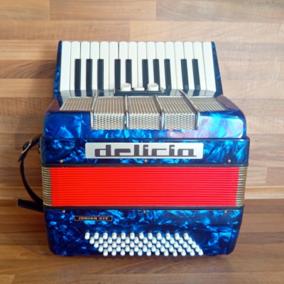 Akordeon (harmonika, heligonka) Delicia Junior 60 basů