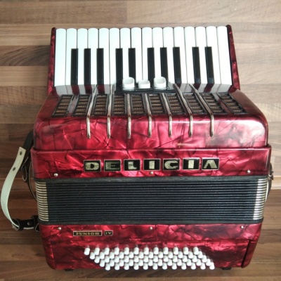 Akordeon (harmonika, heligonka) Delicia Junior 60 basů