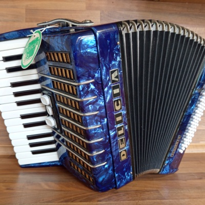 Akordeon (harmonika, heligonka) Delicia Junior, jak NOVÝ