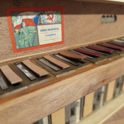 Heligonka (harmonika,akordeon) Hlaváček Louny, GCF
