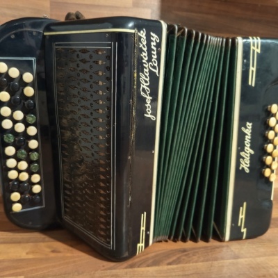Heligonka (harmonika,akordeon) Hlaváček Louny, GCF