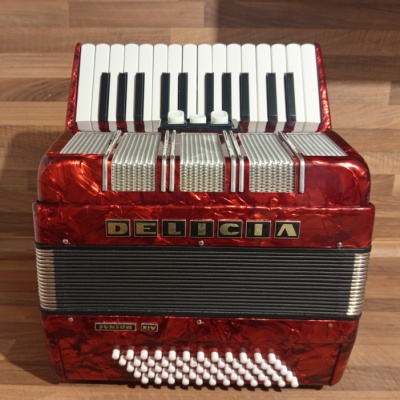 Akordeon (harmonika, heligonka) Delicia Junior,jak NOVÝ